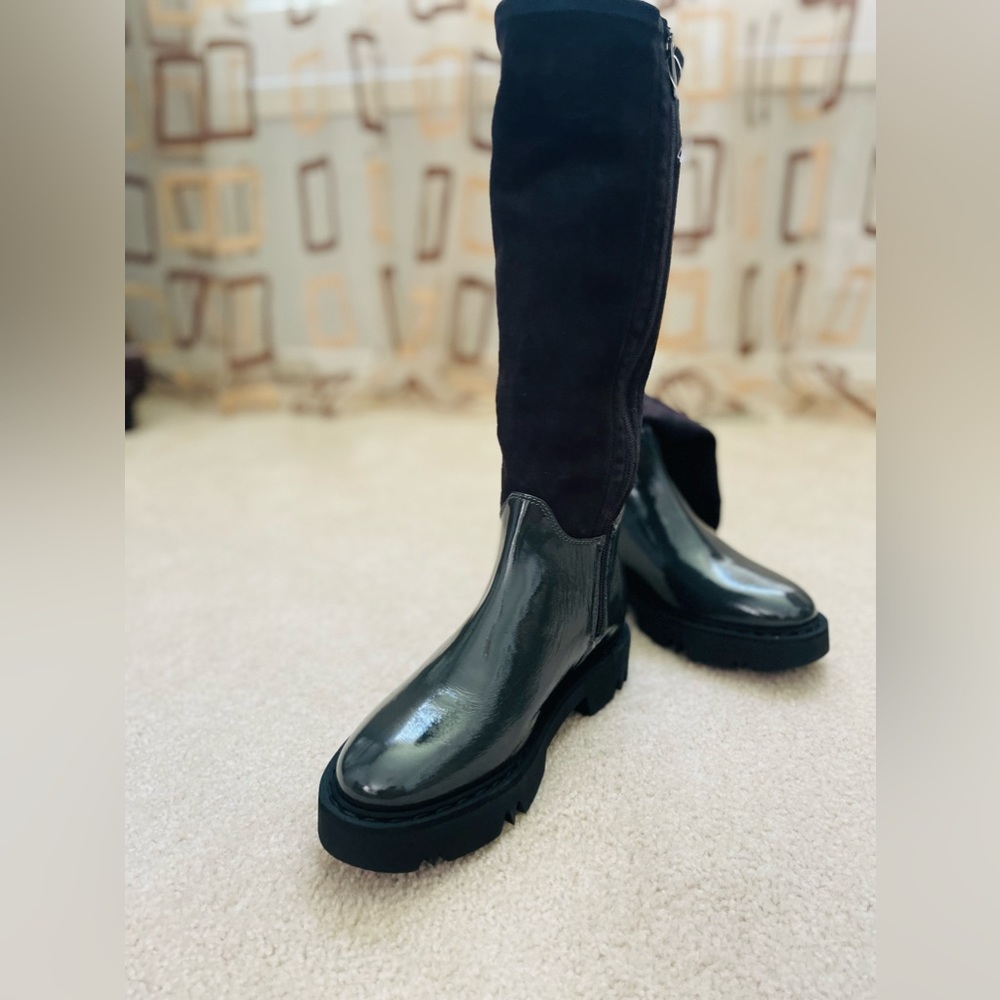AQUATALIA
Hillaria Leather & Suede Knee High Boots
